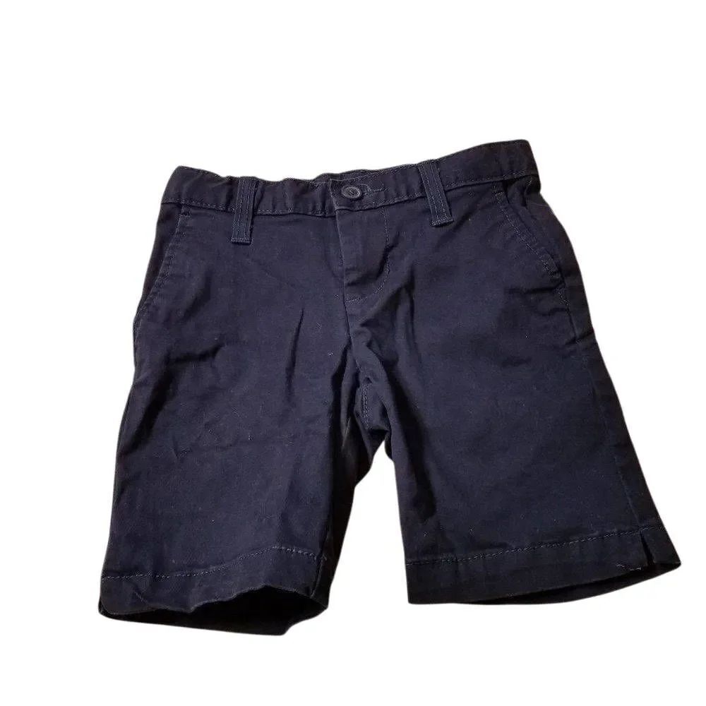 Faded Glory Navy uniform shorts 6